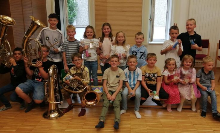 Der Weilbacher Musik-Nachwuchs trat bei einer Matinee auf. (Foto: MV Weilbach)