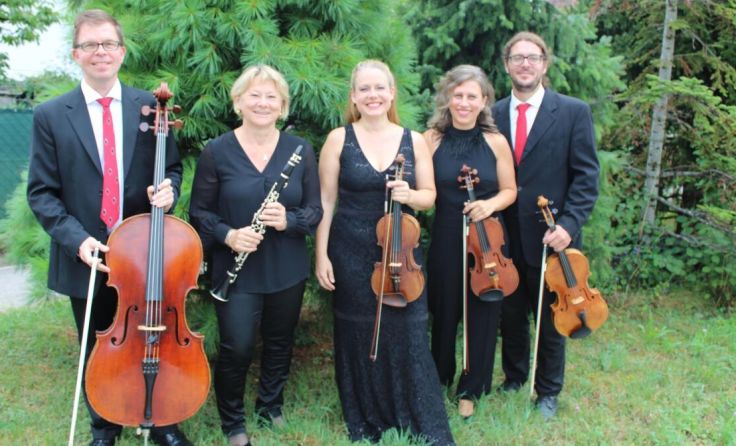 Annemarie Dullinger (Klarinette, 2. v. l.) und das Wiener Lerchenquartett (Foto: Walter Dullinger)