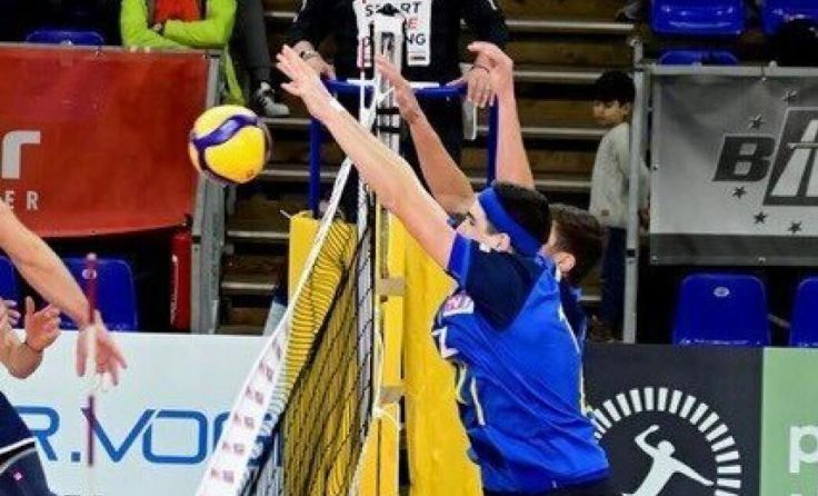 Felix Breit und Tomek Rutecki am Block (Foto: UVC / Wakolbinger)