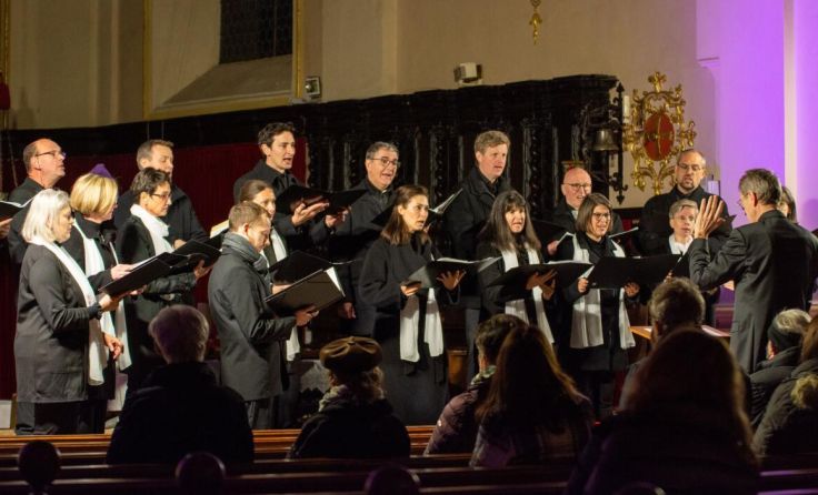 Das Ensemble Company Life singt eine Haydn-Messe. (Foto: privat)