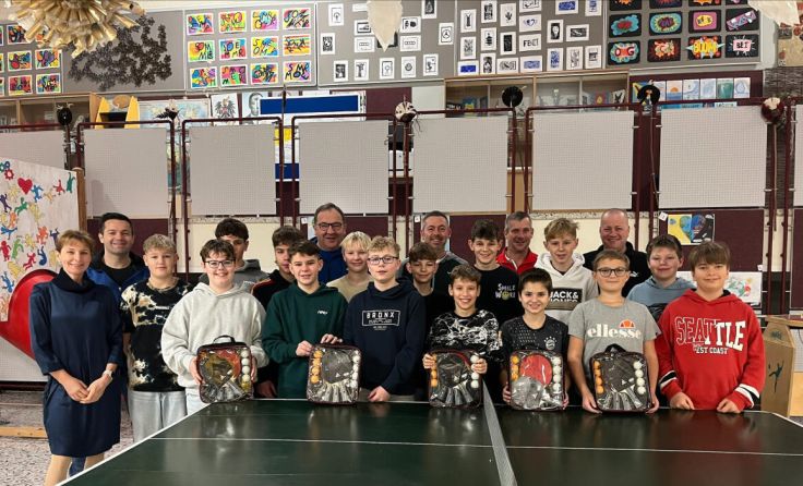 Große Freude in der Schule über die Spende der Union (Foto: MS Taiskirchen)