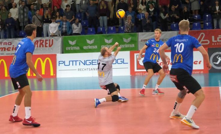 Der UVC Ried steht nach dem ersten Playoff-Spiel unter Druck. (Foto: UVC McDonald’s Ried)