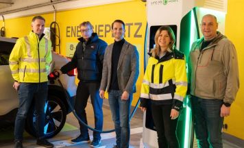 Zwölf neue E-Ladeplätze in der Weberzeile-Tiefgarage 