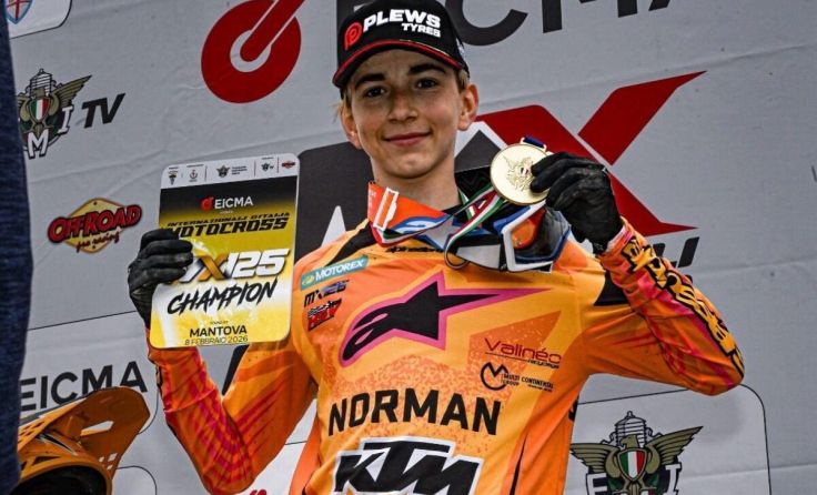 Moritz Ernecker ist italienischer Meister in der 125-ccm-Klasse (Foto: Davide Elia Scaboro)