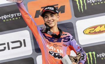 Erster Europameisterschafts-Tagessieg für HSV-Ried-Motocrosser Moritz Ernecker