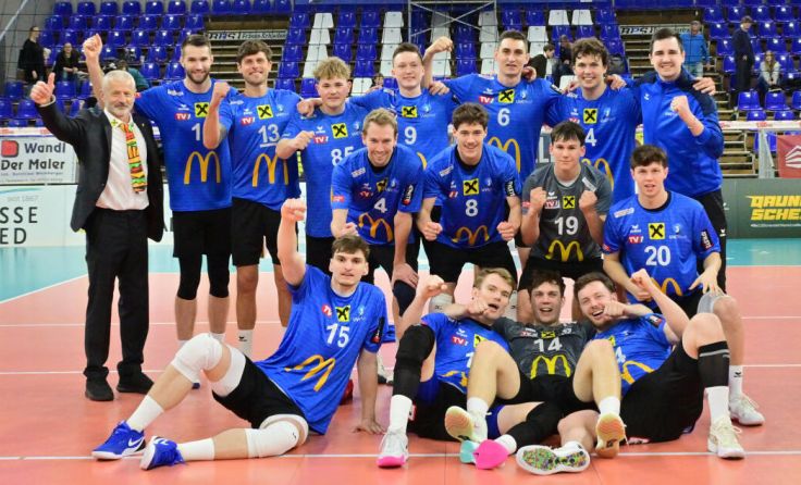 Dem UVC Ried fehlt nur ein Sieg zum Einzug ins Finale. (Foto: Heidi Wakolbinger)