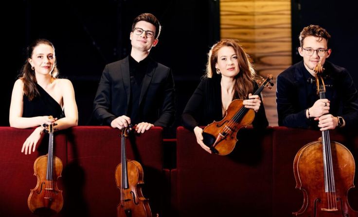 Das Javus Quartett gibt ein Konzert in der LMS Ried. (Foto: Julia Wesely)