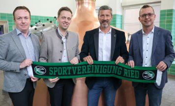 SV Oberbank Ried verlängert Sponsorverträge mit Brauerei Baumgartner und Schärdinger Granit 