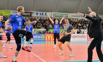 Erstes Volleyball-Finalspiel im Rieder Raiffeisen Volleydome