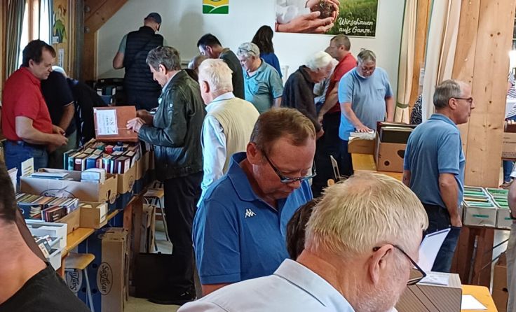 Der Andrang bei den letzten Tauschtagen des IBSV war groß. (Foto: privat)