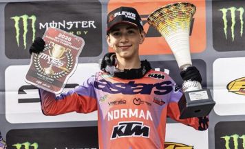 HSV-Fahrer Moritz Ernecker holt dritten Tagessieg bei der Motocross-EM