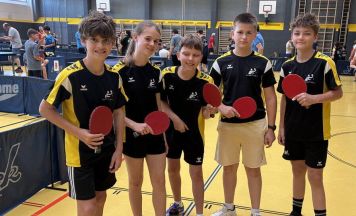 Starker Auftritt der Rieder Tischtennis-Nachwuchstalente