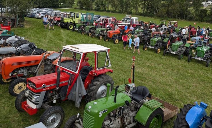 Im vorigen Jahr konnten die Besucher rund 150 Oldtimer bewundern. (Foto: Musikverein Andrichsfurt)