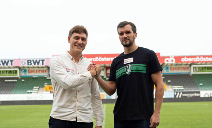 Sportdirektor Lukas Brandl (l.) und Luka Capan (Foto: SVR / Stüber)