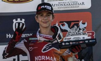 Moritz Ernecker vom HSV Ried ist Junioren-Vize-Europameister im Motocross