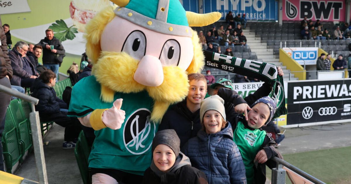 Family Day at SV Oberbank Ried's home game against WAC