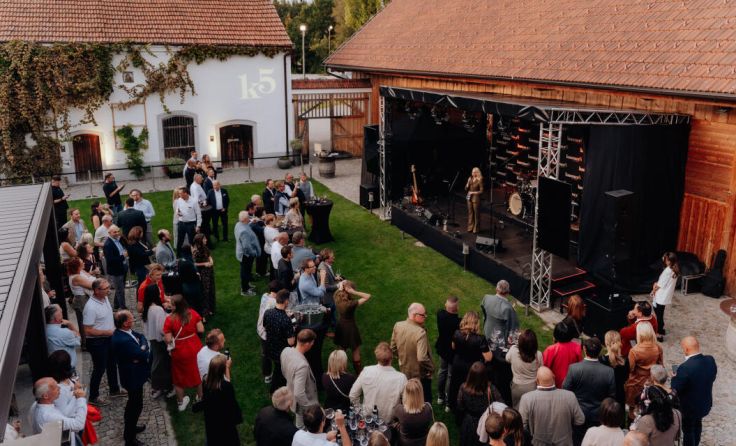 Das Kammer5 feierte drinnen und draußen. (Foto: Hannah Hinterdorfer / Anklang.cc)