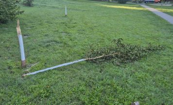 Vandalen verwüsten Stadtpark Ried: Schaden im fünfstelligen Bereich
