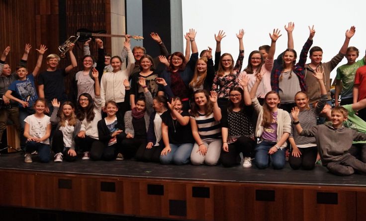 Tosender Applaus für die Schüler aus Neufelden