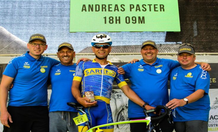 Andreas Paster und sein Betreuerteam. Foto: Peter Maurer