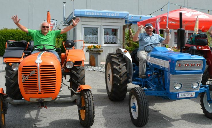 Der Hanns, der Viktus und der Lois auf großer Tour. Foto: Venzl