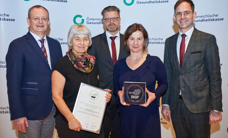 Gütesiegel für Verein ALOM. Foto: cityfoto.at