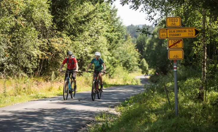 Auf gesicherten Pfaden unterwegs mit neuer App. Foto: Velontour/TVB Mühlviertler Hochland