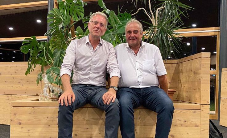 Johann Mittermayr (r.) folgt Manfred Patrasso (l.). (Foto: Pirkes)