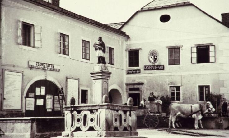 Alte Ansicht des jetzigen Heimathauses in Ulrichsberg (Foto: Marktgemeinde Ulrichsberg)