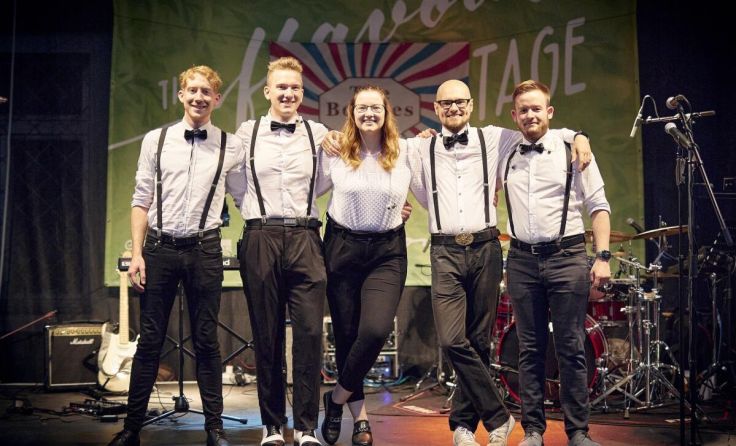 "The Bowties" machen am Frühlingsball Musik. (Foto: Philipp Obermüller, The Bowties)