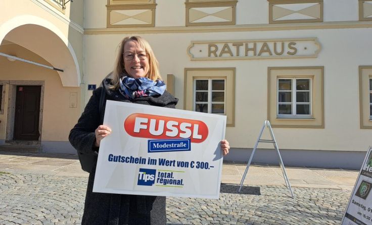 Marianne Hirz war zur richtigen Zeit am richtigen Ort. (Foto: Gahleitner)