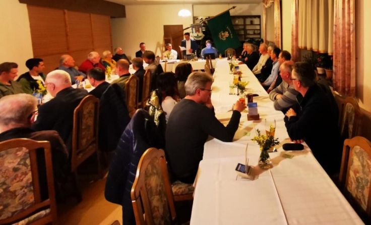 Rückblick auf das vergangene Bürgergarde-Jahr. (Foto: Bürgergarde Haslach)