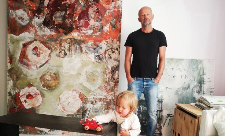 Peter Grünzweil mit Sohn und Inspirationsquelle Vincent (Foto: Grünzweil)