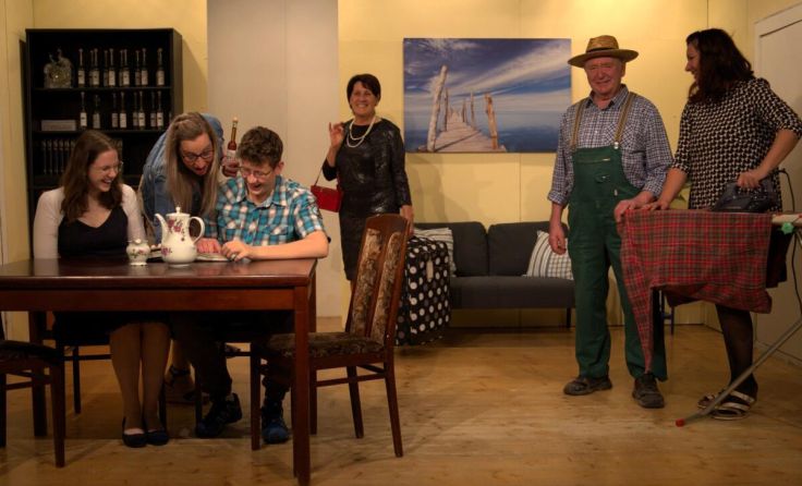 Das Kollerschlager Theater-Team probt schon fleißig. (Foto: Theatergruppe Kollerschlag)