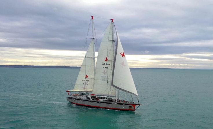 Grain de Sail auf dem Atlantik (Foto: ökofen)