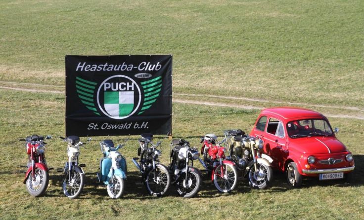 Zur Segnung sind Fahrzeuge aller Art willkommen. (Foto: Heastauba-Club St. Oswald)