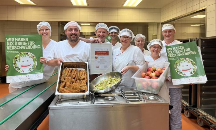 Das engagierte Küchenteam am Klinikum Rohrbach (Foto: OÖG)