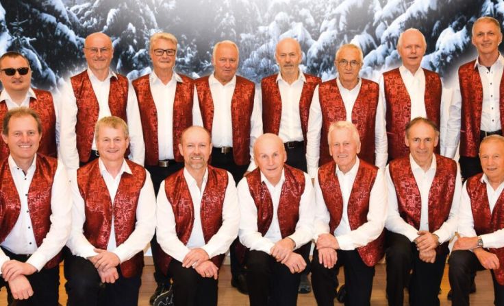 Die Sängerrunde Berg stimmt auf das Weihnachtsfest ein. (Foto: Sängerrunde Berg)