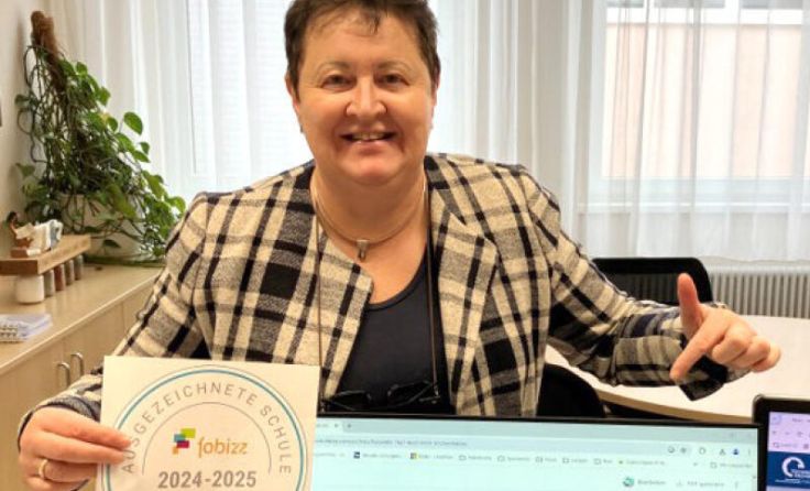 Hildegard Prem freut sich über die Auszeichnung für die TFS Haslach. (Foto: TFS Haslach)