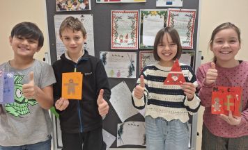 Helfenberger Schüler schickten Weihnachtsgrüße quer durch Europa