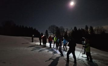 Wanderung bei Vollmond durch die Rohrbach-Berger Landschaft