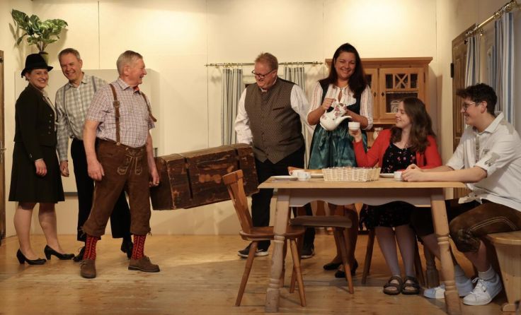 Der Holz-Rudi sorgt für Turbulenzen in Kollerschlag. (Foto: Theatergruppe Kollerschlag)