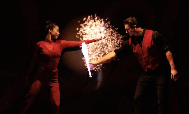 Jonglierkunst vor 700 Millionen Live-Zusehern (Foto: Jia Ningzhi)