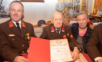 Johann Hehenberger, ein Feuerwehrmann der ersten Stunde