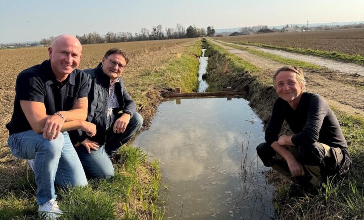 v.l.: Bgm. David Allerstorfer, Robert Gumpenberger, Gerhard Petershofer (Foto: Allerstorfer)