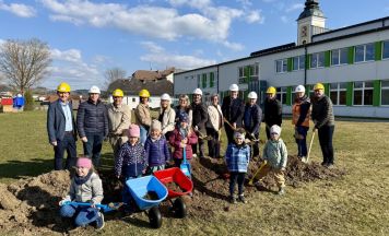 Mehr Platz für Krabbelstube und Kindergarten: In St. Peter wird gebaut