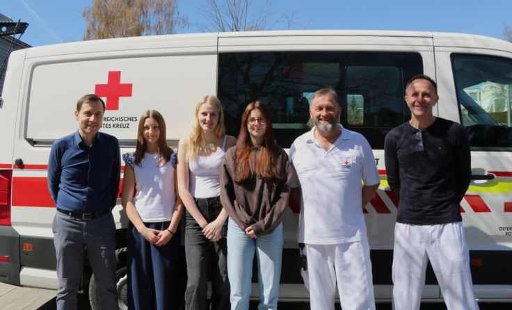 Das Organisationsteam der Blutspende-Aktion (Foto: BBS Rohrbach)