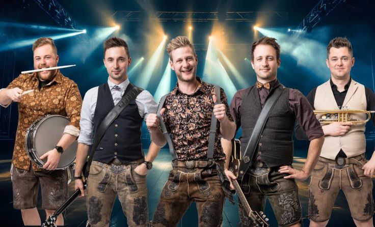 Stimmung mit „Die Thierseer“ am Samstagabend (Foto: Die Thierseer)