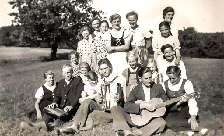 Landjugend-Ortsgruppe anno dazumal (Foto: LJ Bezirk Rohrbach/Topothek)