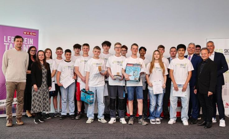 Die erfolgreichen Teilnehmer der PTS Skills Oberösterreich (Foto: PTS Skills/PTS Bad Leonfelden)